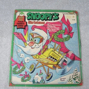 Snoopy's Christmas, Peter Pan Records 45 RPM - Imagen 1 de 3