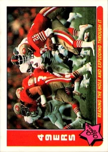 Fleer Team Action 1985 leyendo el agujero y explotando a través de él (ofensa) - Imagen 1 de 2