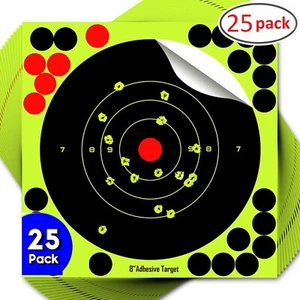 25Pack Shooting Targets Splatter Paper-Shots Burst Gun Shoot Rifle Highwild - Picture 1 of 6