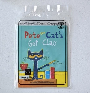 McDonald's Happy Meal Toy Harper Collins #2 Pete The Cat Got Class Kids Book - Picture 1 of 2