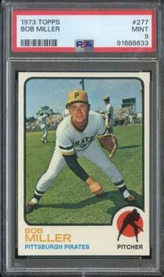 Bob Miller 1973 Topps #277 PSA 9 Piratas *Adt6350 Foto 1 de 2