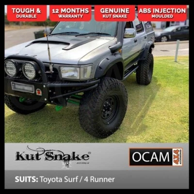 Kut Snake Flares Front & Rear Set for Toyota Surf / 4 Runner, ABS, Full Set (Cod - image 1 of 4