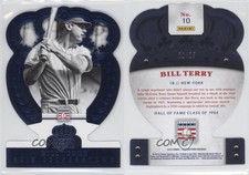 2015 Panini Cooperstown HOF Crown Royale Blue /25 Bill Terry #10 HOF