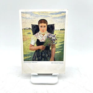 Old German Postcard Wendisches Mädchen Wendish Girl Rolf Friedmann, Bautzen - Picture 1 of 3