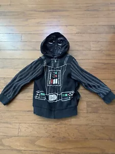 Star Wars Darth Vader Zip Up Hoodie With Cape Youth small S - Picture 1 of 3
