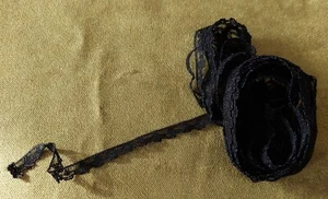 Dentelle noire ancienne 570 cm - Imagen 1 de 3