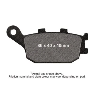 EBC HH Sintered Street Brake Pad Rear Right Kawasaki KLV 1000 LV 1000 2004-2005 - Image 1 of 4