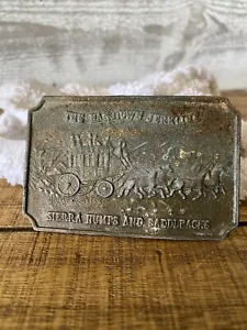 REPLICA FIBBIA CINTURA WELLS FARGO DILIGENZA - Foto 1 di 2