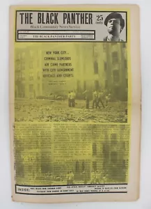 Journal de fête panthère noire 1970 Huey Newton, Kathleen Cleaver, Emory Douglas - Photo 1/3