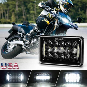 For Suzuki DRZ400SM DRZ400S DRZ250 4x6" Motorcycle LED Headlight DOT DRL Hi/Lo - Picture 1 of 15