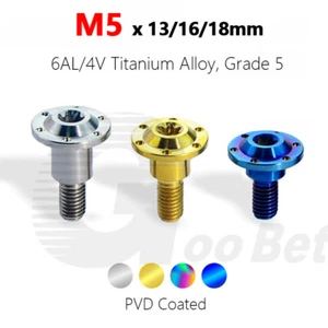 M5 Titanium Fairing Screen Bodywork Bolts Torx Screws Motorcycle S1000RR Tuning - Picture 1 of 20