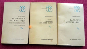 Collection " Critique ". Lot bradé de 3 titres. Michel Serres. Pierre Clastre. - Picture 1 of 2
