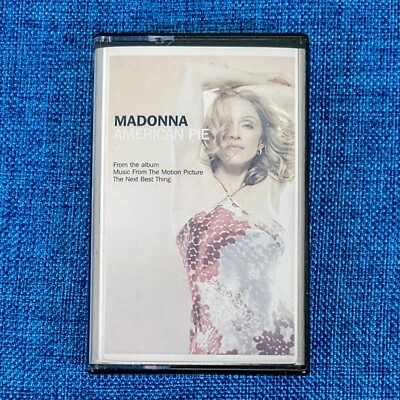 MADONNA AMERICAN PIE UK CASSETTE SINGLE BLACK BOX TAPE 2000 The Next Best Thing - Image 1 of 4