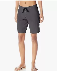 Kanu Surf Damen Marina UPF 50+ aktives Schwimmbrett kurz schiefergrau Größe 14 - Bild 1 von 4