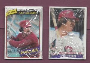 1979 1980 BURGER KING BY TOPPS CELLO PACK W MIKE SCHMIDT SHOWING - Picture 1 of 4