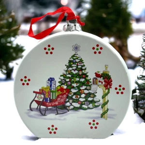 Temp-tations Ceramic Ornament Recipe on Back Guacamole Christmas Trees - Picture 1 of 9