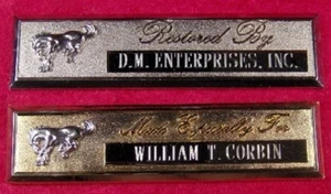 BRONCO - CUSTOM ENGRAVED DASH PLAQUE - Picture 1 of 1