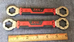 2pieces SKIL Secure Grip Self-Tightening Wrench 5/8, 16, 17 x 11/16, 3/4, 18, 19 - Picture 1 of 11