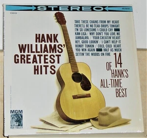 Hank Williams - Greatest Hits - 1968 Vinyl LP Record Album - Excellent - Picture 1 of 2