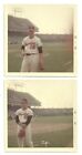 2 - Baltimore Orioles Players 1967 Original Vintage Type 1 Snapshot Photos