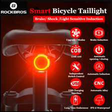 Rockbros Bike Rear Light Waterproof LED Auto Brake Sensing Bicycle Taillight