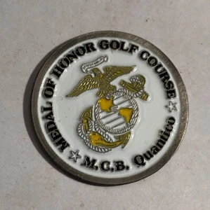 Medal Of Honor Golf Course , M C B Quantico golf ball marker - Picture 1 of 1