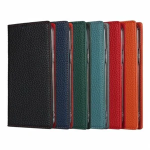 Real Leather Magnetic Flip Protective Cove rCase For iPhone 15 14 13 Pro MAX 12 - Picture 1 of 44