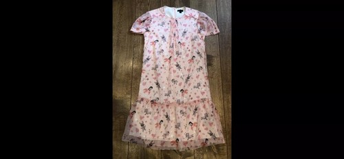 Coach £ 850 rosa baby doll cherubino coniglietto orso vestito stravagante sublime fiaba 00