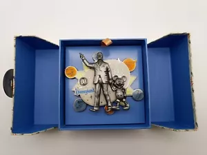 Disney Pin Diamond 60th Walt Disney & Mickey Partners Super Jumbo Pins LE 500 - Picture 1 of 22