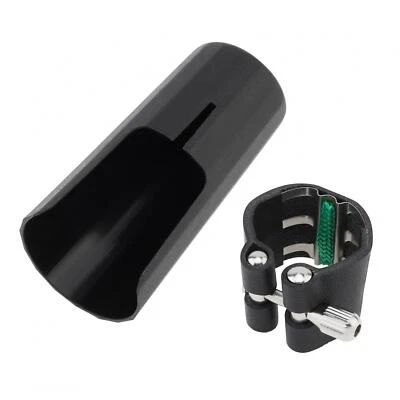 Bb Clarinet Leather Ligature and Plastic Mouthpiece Cap Cover Fastener Set - Image 1 of 4