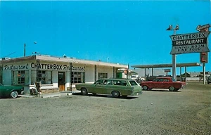 1960s Casa Grande Arizona Chatter Box Restaurant autos Petley Postcard 25-3541 - Picture 1 of 2