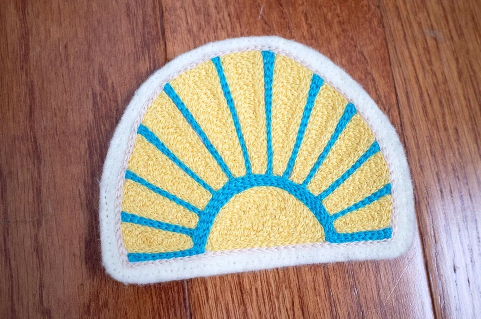 FORT LONSESOME Hippie Embroidered Chainstitch Patch KAPITAL MADE IN USA - Image 1 of 1