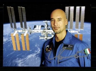 Luca Parmitano Italienischer Astronaut Original Signiert # BC 218180 - Bild 1 von 2
