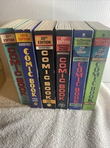 Lot of 6 Overstreet Comic Book Price Guide #17,19,20,21,22,23 1987-1993 - Picture 1 of 14