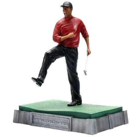 Upper Deck Pro Shots Ultimate TIGER WOODS (Fist Pump) 15" Figure Cover