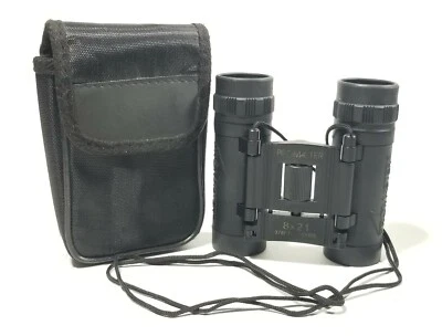 ProMaster Binoculars 8x21 (378ft /1000yds) w/Black Canvas Pouch - Image 1 of 3