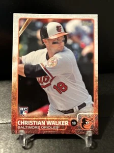 Tarjeta de novato Christian Walker 2015 Topps serie 2 radiocontrol #549 Arizona Diamondbacks - Imagen 1 de 2