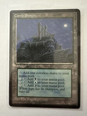 Castle Sengir, MTG Homelands (1995) Uncommon Land - Image 1 of 2
