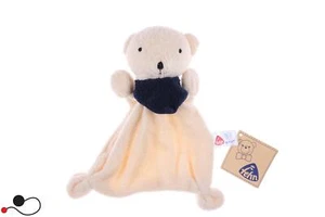 CARILLON DOUDOU FEHN PELUCHE DOUDOU CON SONAGLIO ORSETTO TEDDY GRANDE 20 CM - Imagen 1 de 2
