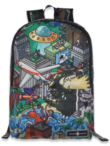 Space Junk Jungen Kaiju Rucksack - grün, Einheitsgröße - Bild 1 von 4