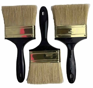 3 4" Beize Polyesterborsten Pinsel Dekorateur’s Choice 9080 Kunststoffgriff - Bild 1 von 6