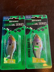 Fishing Lure 5/8oz. Magic Shad - rattle - Aruku Shad 75 SPro Essential Series x2 - Picture 1 of 3