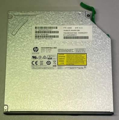 HP Dvd/Cd Rewritable Drive, Model: DU-8A6SH , HP PN: 762432-800 - Image 1 of 4