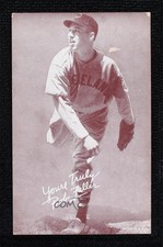 1947-66 Exhibits W461 Bob Feller HOF