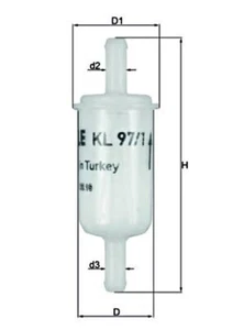 MAHLE Fuel Filter For KTM Enduro Exc Freeride 690 Enduro R EXC 450 EXC-F 15- - Picture 1 of 2