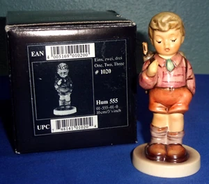 Hummel Goebel Figur #555 ONE, TWO, THREE 4" TMK-7 Club 1996-97 mit OVP - Bild 1 von 7
