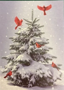 Leanin’ Tree Christmas Greeting Card “Joyous Greetings Of The Season…” - Picture 1 of 3