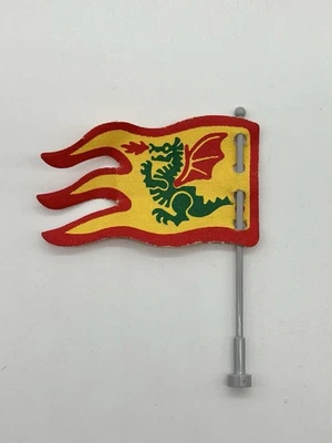 Vtg. 1993 LEGO Castle Dragon Knight X376PX1 Cloth Flag Banner 90's Medieval Army - Image 1 of 3