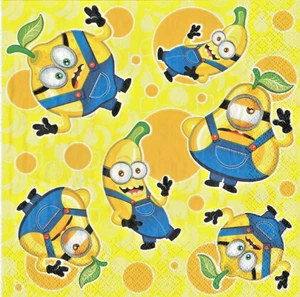 4 tovaglioli di carta singoli per decoupage artigianali tavola frutta ragazzi 3 - Foto 1 di 2