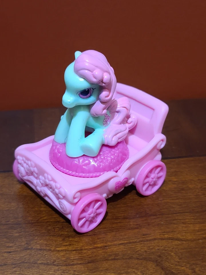 My Little Pony Minty G3 2007 McDonald's Happy Meal Toy 2” Hasbro Green Pink - Image 1 of 4